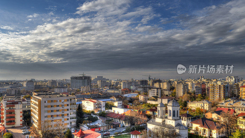 全景布加勒斯特- HDR